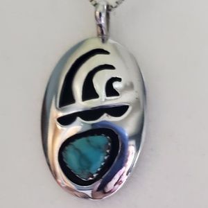 PENDANT / SILVER & TURQUOISE